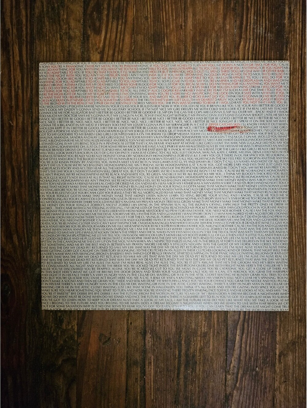 Alice Cooper ~ Zipper Catches Skin ~ Vinyl LP Original - as shown